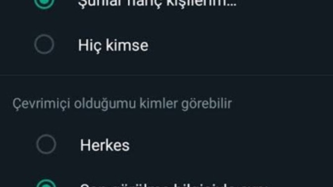 Whatsapp son görülme kapalı olan kişileri samimi buluyor musunuz?