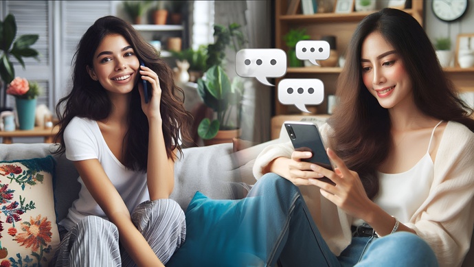 Telefonla konuşmak mı yoksa mesajlaşmak mı; hangisini daha çok seversiniz?