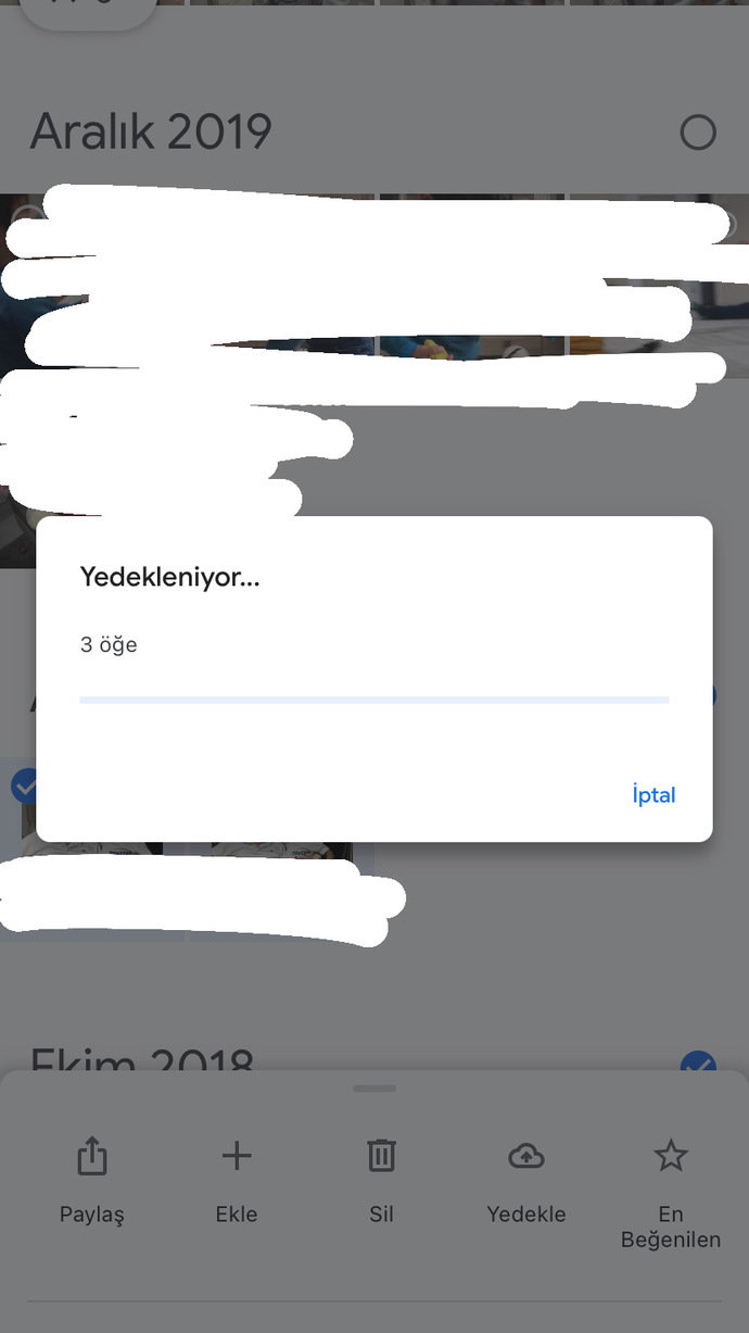 Google fotoğraflar yedeklemiyor?