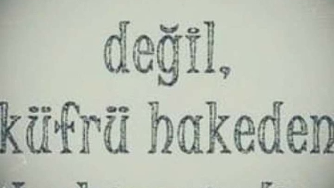 Küfür eden mi terbiyesiz, küfrü ettiren mi?
