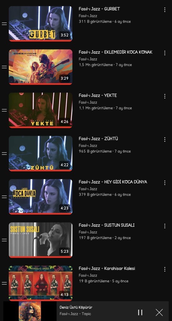 Son zamanlarda neler dinliyorsunuz?