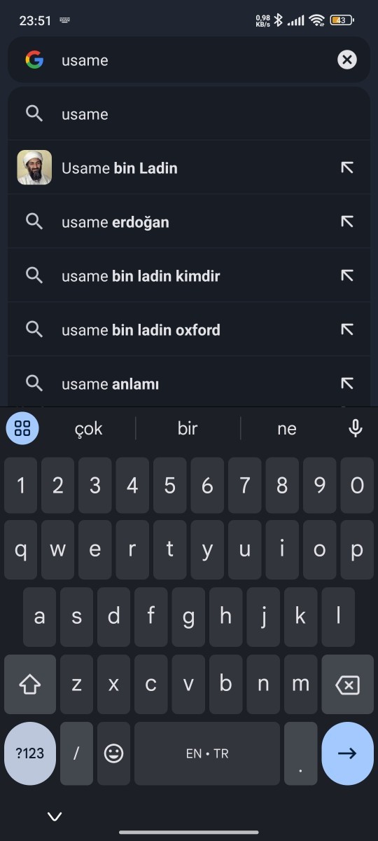Googlea usame yazdım ikinci seçeneğe bakar mısın?