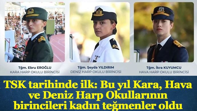 Bu yıl kara, hava, deniz harp okulu birincileri kadın teğmenler oldu. Kadınlarımızın askeri başarıları hakkında ne düşünüyorsunuz?