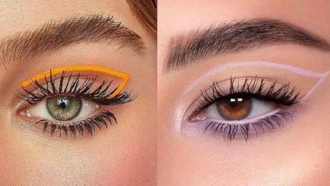 Renkli arrow liner makyajını nasıl buldunuz?