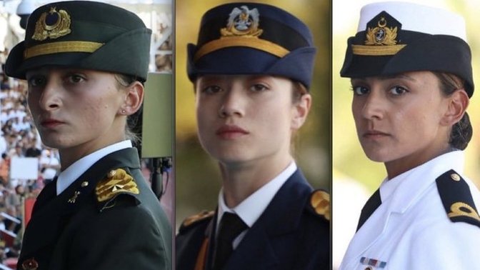 Kara, Hava ve Deniz Harp Okulları'nın birincileri kadın teğmenler oldu! Kadının gücü her yerde kendini gösteriyor değil mi?