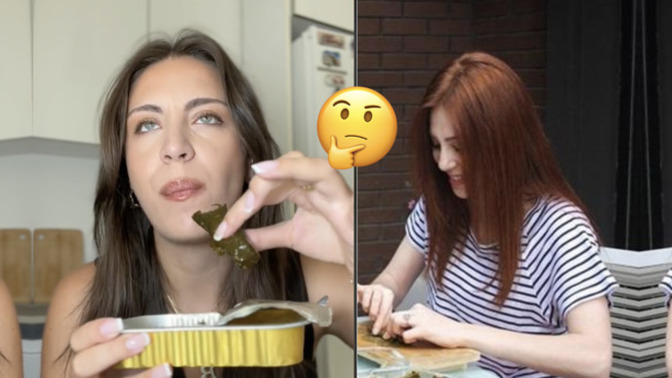 A101 Burcu sarma yiyen kızlara bizi değiştiler! 🤪 Yaprak sarması sever misiniz?