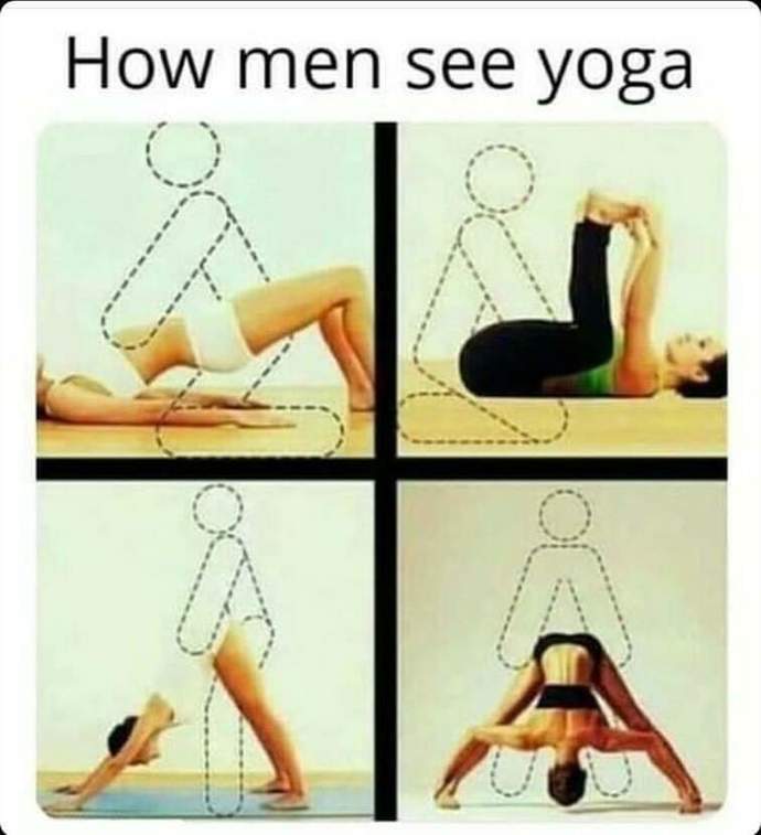 Erkekler yogadan ne anlar?