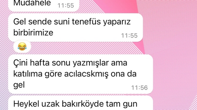 Kız sohbetlerini okuyan bir erkek ne der? Biz masumuz der mi?😅?