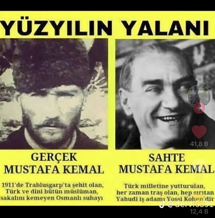 Bunlar gerçek değil değil mi, Atatürk’le ilgili?