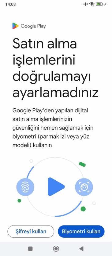 Bu nedir nasıl düzelir play storeye giremiyorum?