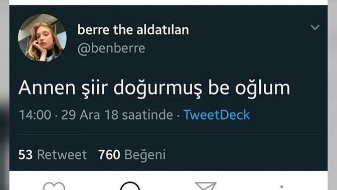 "Şiir gibisin" dediğiniz biri oldu mu hiç hayatınızda?