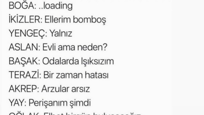 Senin burcunun ilişki durumu nedir?