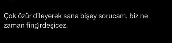 Böyle demek istediğiniz biri var mı?