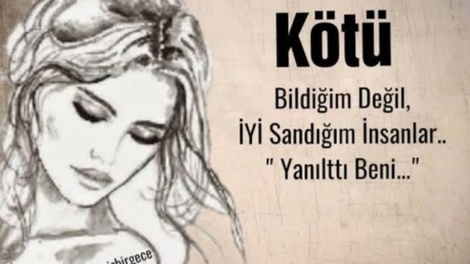 Allah iki yüzlü erkeklerin belasını versin mi?