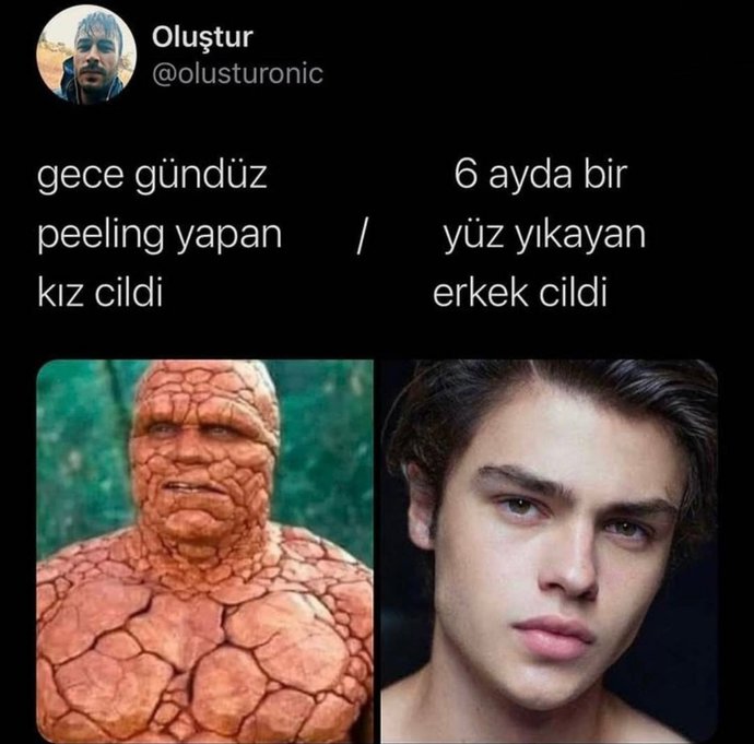 Kadınlar erkeklerin cildine özeniyor mu?