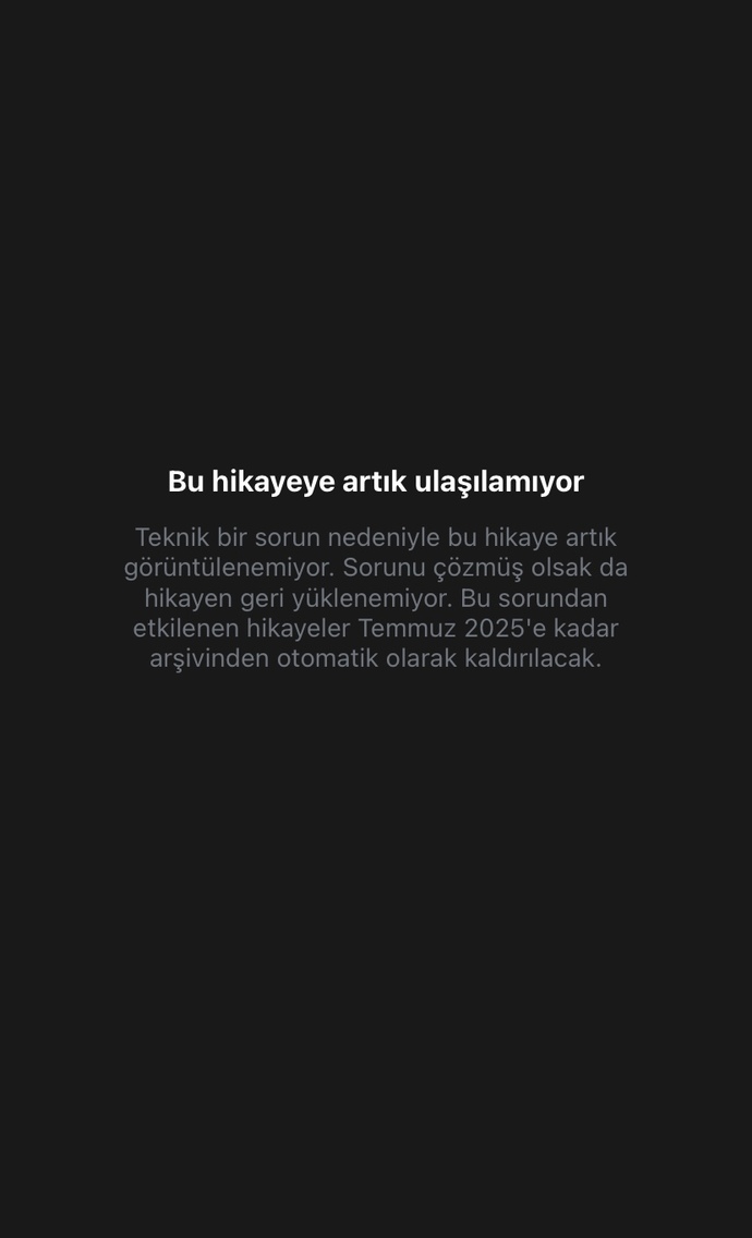 İnstagramda hikayelerime baktığımda bazı fotoğraflar açılmıyor ve bu yazı çıkıyor?