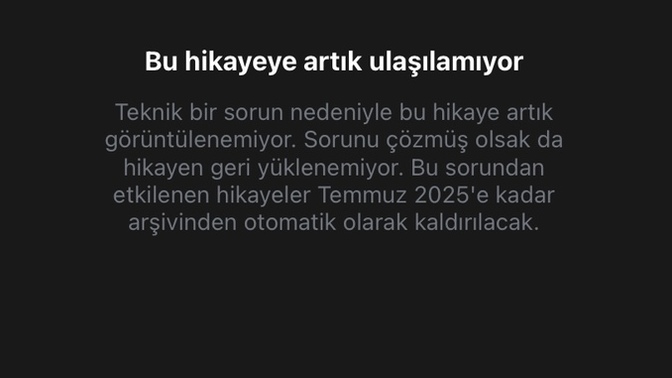 İnstagramda hikayelerime baktığımda bazı fotoğraflar açılmıyor ve bu yazı çıkıyor?
