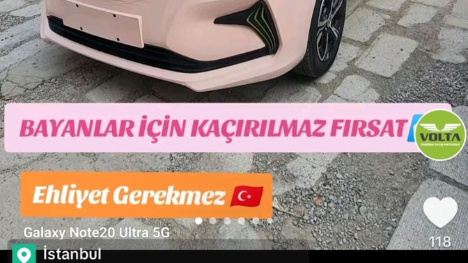 Voltanın böyle bi arabası var mı?