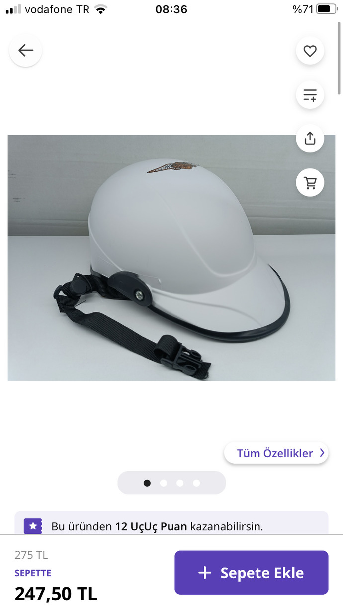 Yeni sipariş vereceğim kask ⛑️ nasıl?