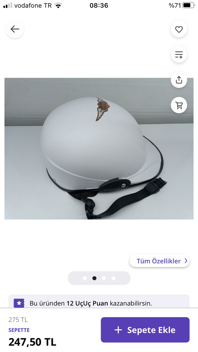 Yeni sipariş vereceğim kask ⛑️ nasıl?