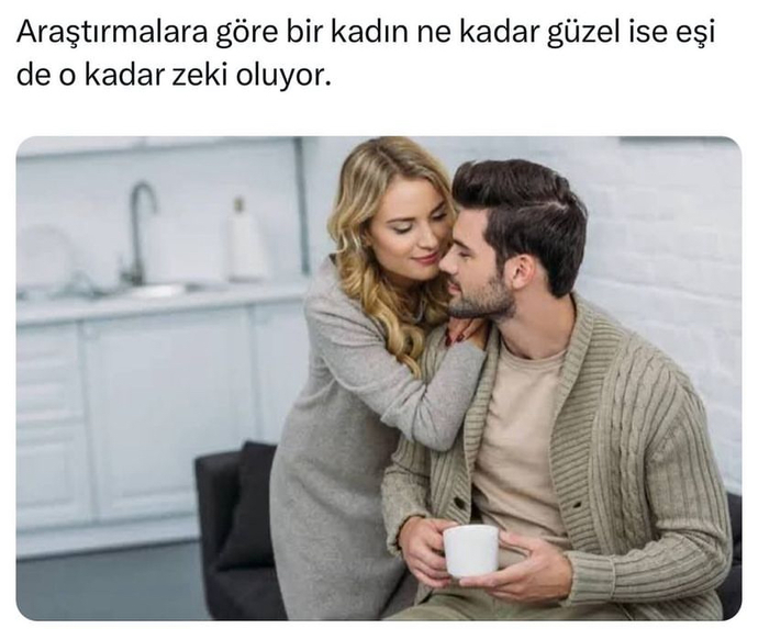 Kadın ne kadar çekiciyse eşi o kadar zeki mi oluyor?