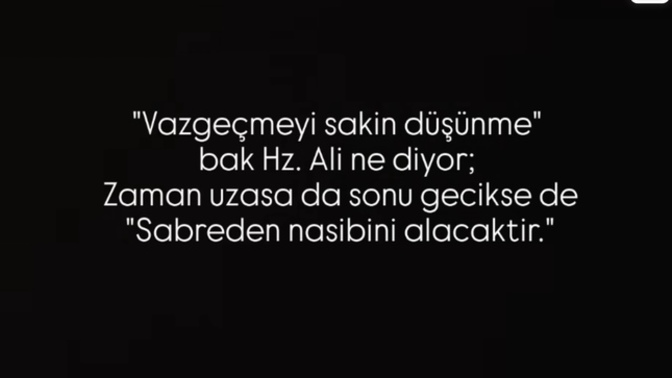 Umudunuzu yeşerten bir cümle var mı?