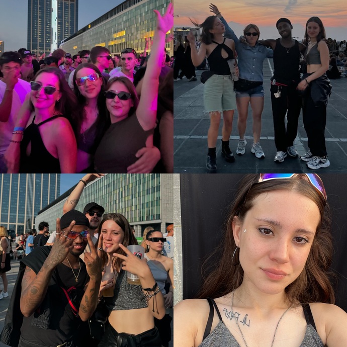 En son gittiğim festivalde yeni arkadaşlar edindim ne kadar güzel değil mi?