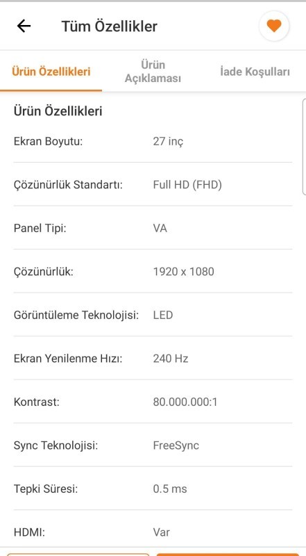 Bu ekranın özellikleri nasıl bilgisayar ekranı bakar mısınız bilen varsa çok lazım?