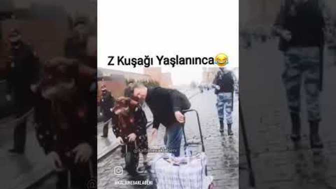 Z kuşağı yaşlanınca böyle mi olur😂😂?