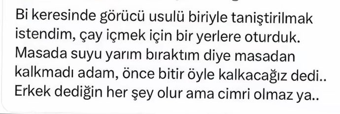 Cimri erkek diye bir sey var mi?