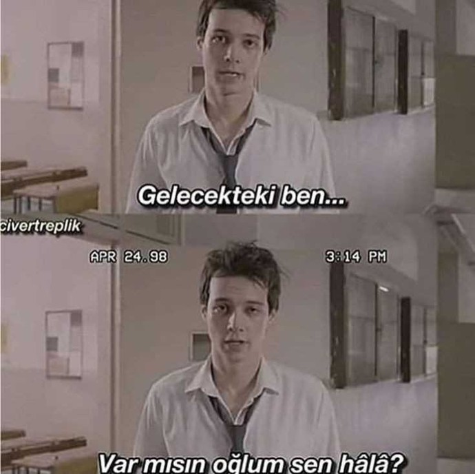 Gelecekteki sana ne söylemek istersin?