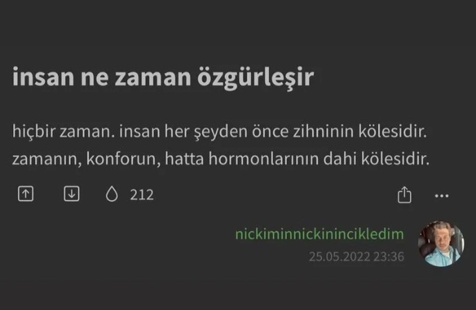 İnsan ne zaman özgürleşir?