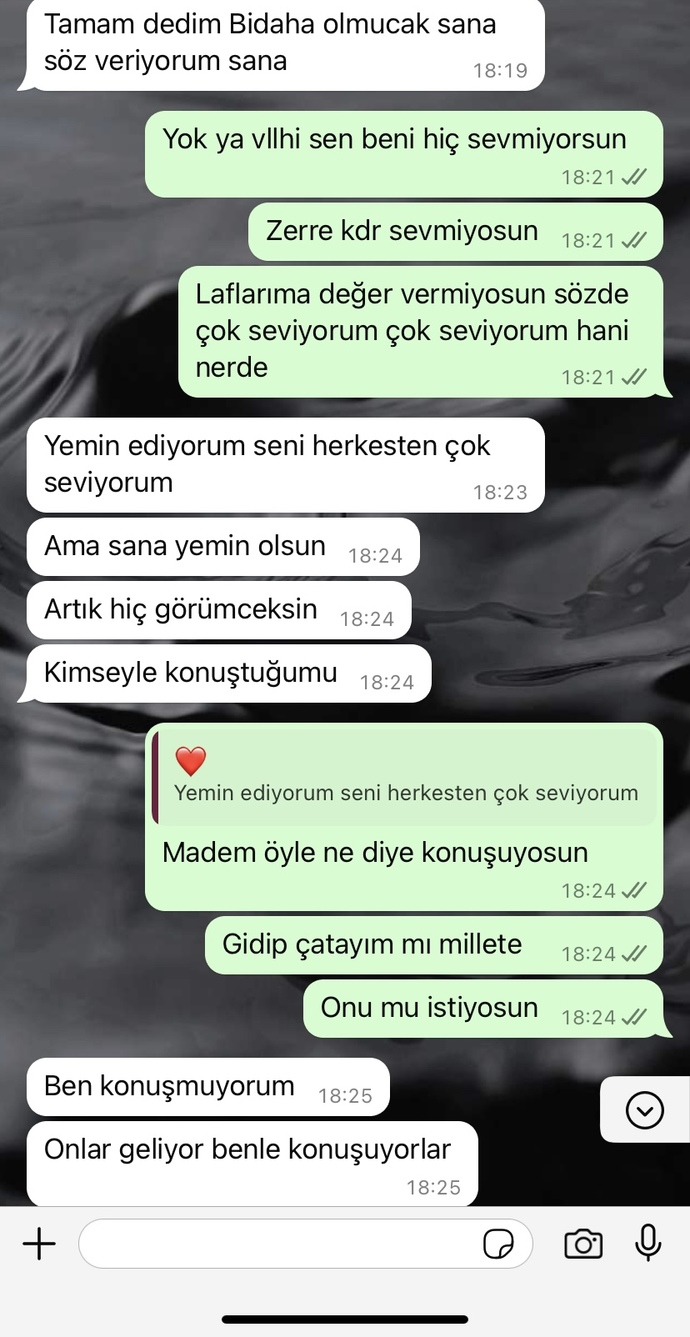 Sizce onun bu sözlerine itimat edeyim mi?