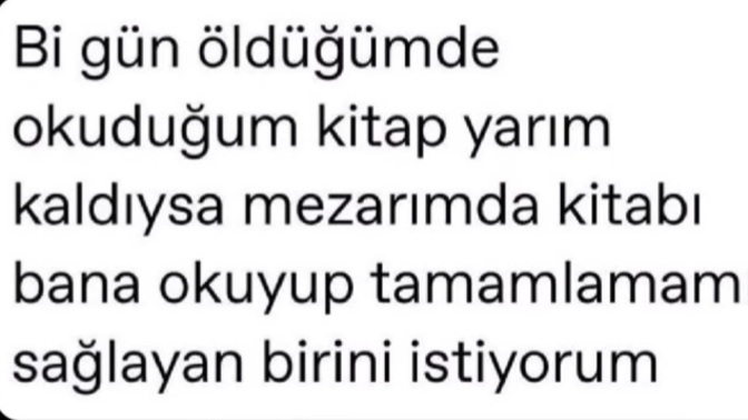 Vasiyetiniz var mı?