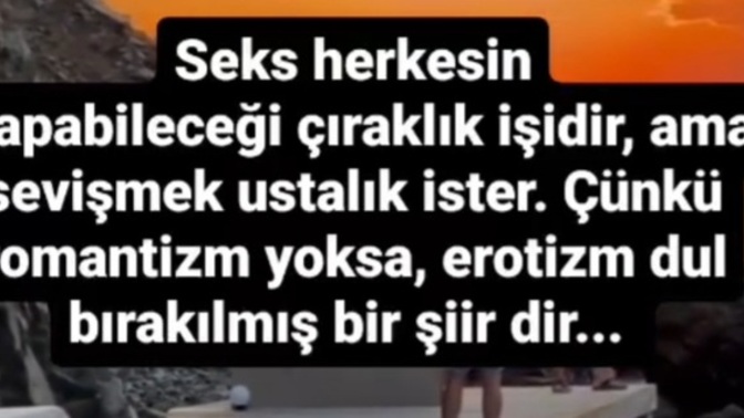 Sevişmek ustalık işi midir?
