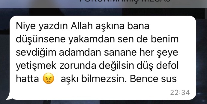 Benimle çocuk gibi konuşuyor ama yüreğim kaldırmıyor onun hareketlerinden görmekten bıktım?