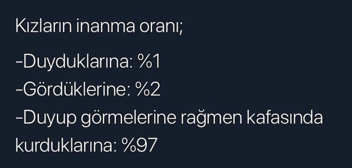 Siz en çok neye inanırsınız?