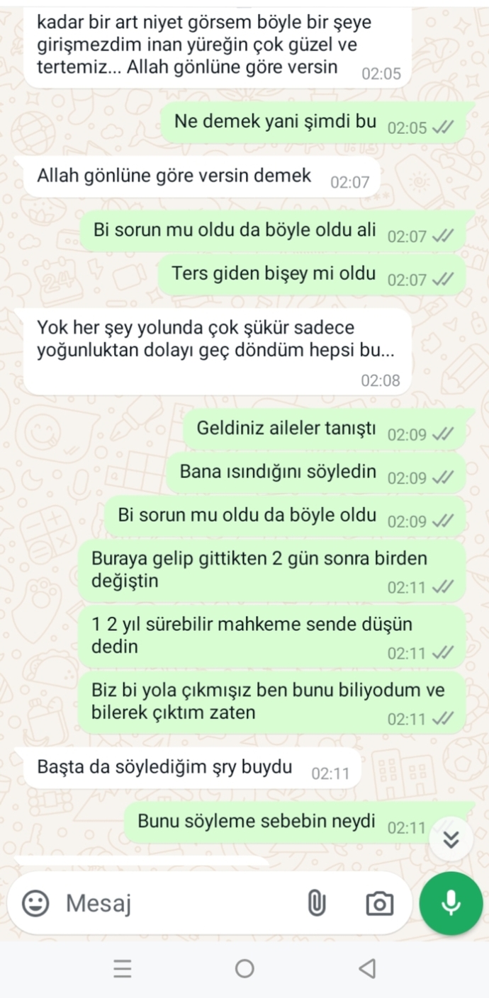 Numaramı silmemiş neden?