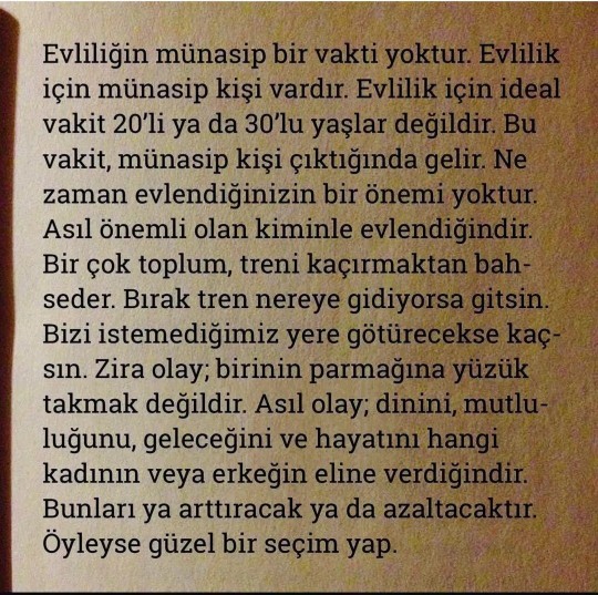 30 yaşına giricem sizce evlenmeli miyim artık?