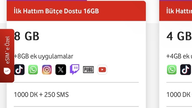 Vodafone tarife hakkında soru?