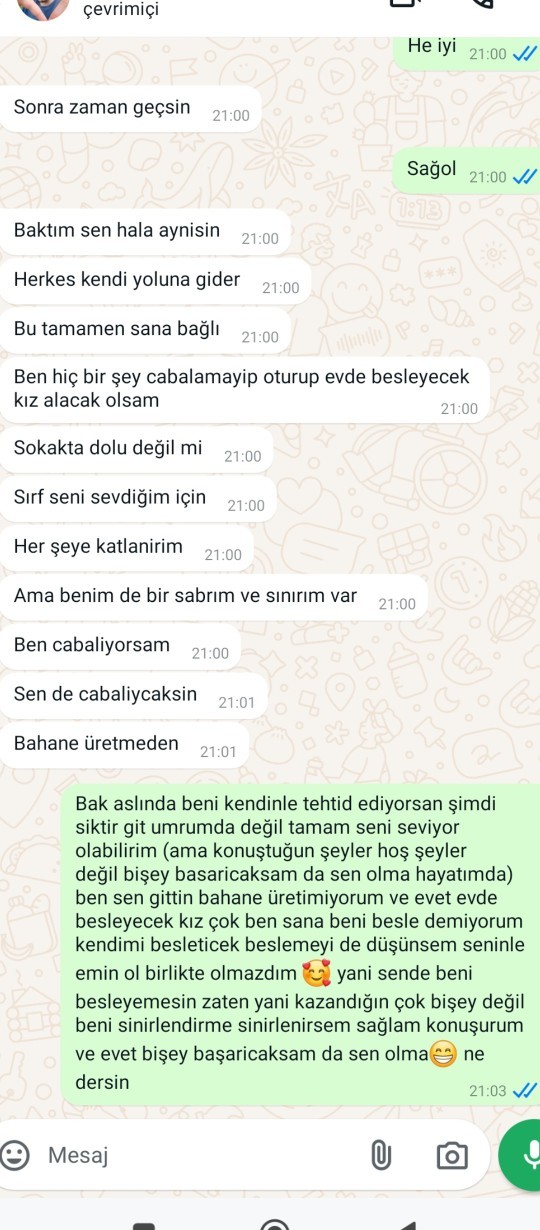 Arkadaşlar size ben kötü bişey mi yaptım?