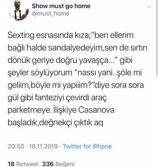 Hiç görmediğiniz hatta tanımadığın biriyle sexting çok anlamsız gelmiyor mu size de?