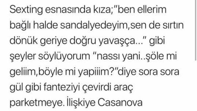 Hiç görmediğiniz hatta tanımadığın biriyle sexting çok anlamsız gelmiyor mu size de?