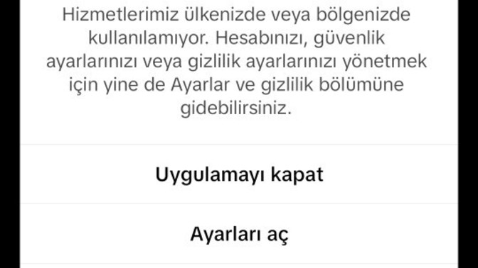 Hizmetler kullanılamıyor?