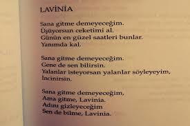En sevdiğiniz şiir/dize hangisidir?