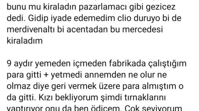 3 aylık manita için 9 aylık emeğinizi harcarmısınız?