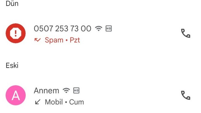 Birkaç gündür yabancı yerlerden telefon geliyor az önce de özel numara aradı bu ne demek?