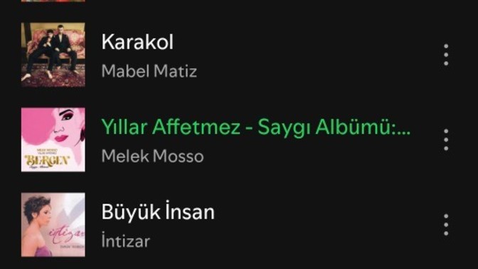 Uzun zamandır şarkı dinlemediğimi farkettim sizin de öyle olduğu oluyor mu?