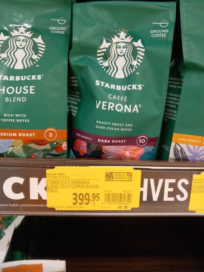 Bir paket kahveye 400 lira verir misiniz?