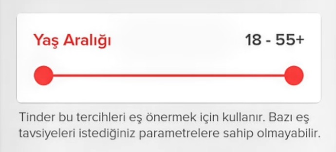 Tercihin hangi yaş aralığı?